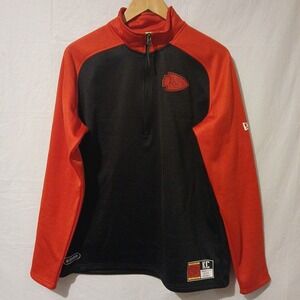 New Era Black And Red KC Chiefs Pullover NFL Women's Size Large